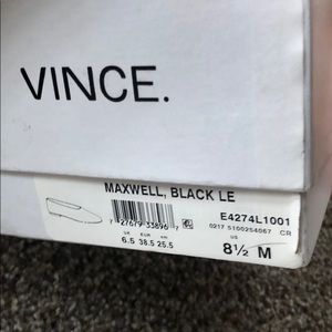 vince women’s black flats
